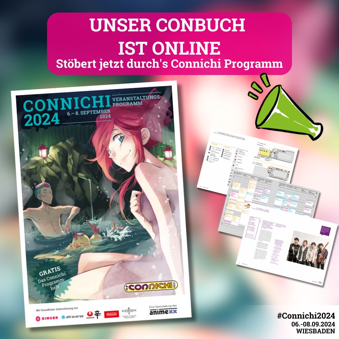 ConnichiProgramm 2024 Das Conbuch ist da! Connichi Deutschlands